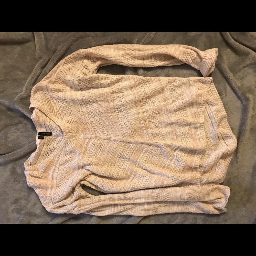 tan sweater